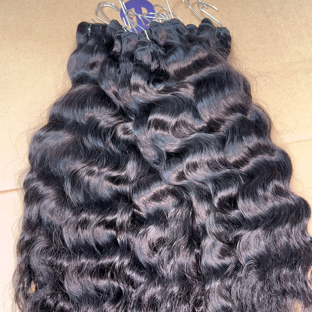 Wholesale Raw Human Hair Burmese Curly Natural Wavy Remy Hair Grade Virgin Cuticle Aligned Cambodian Straight Hair Extensions