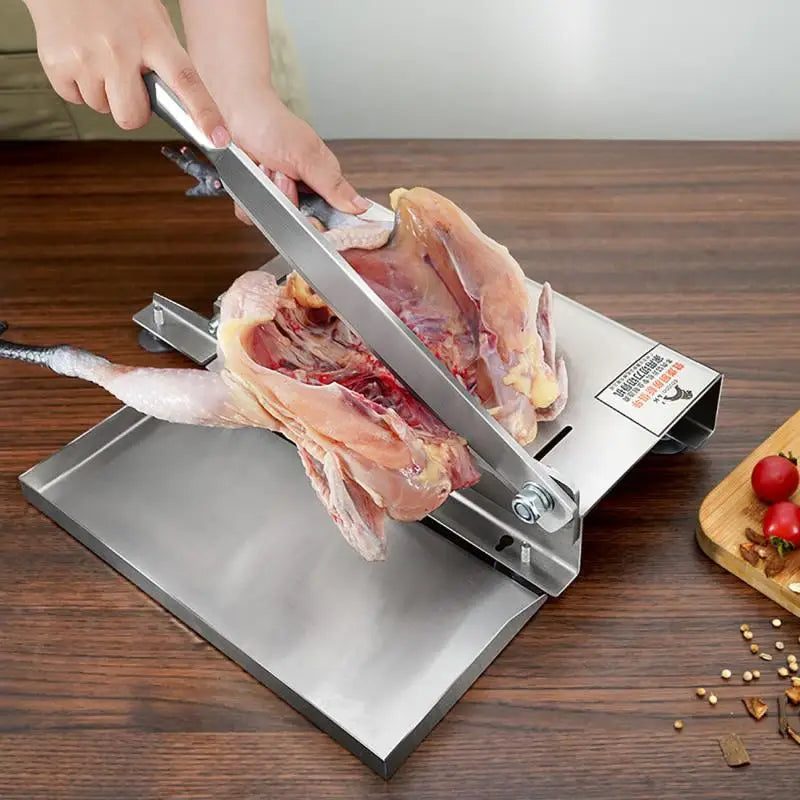 Kitchen Tools Meat Slicing Machine Stainless Steel Household Manual Thickness Adjustable Meat and Vegetables Slicer Gadget