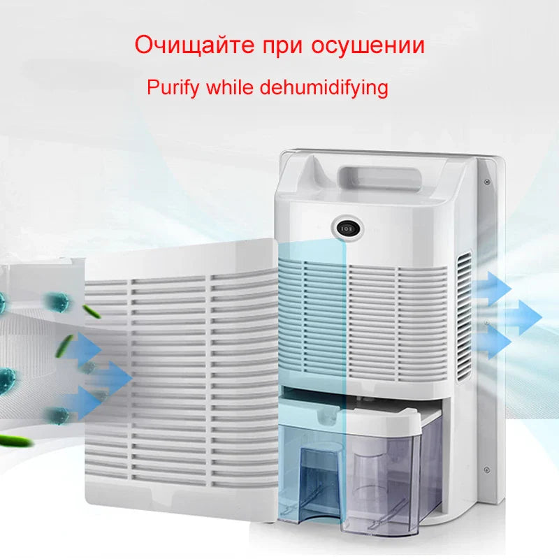 110V/220V Remote Electric Dehumidifier Air Cooling Dryer Purifier Desiccant Moisture Absorber Drying Machine External Water Pipe