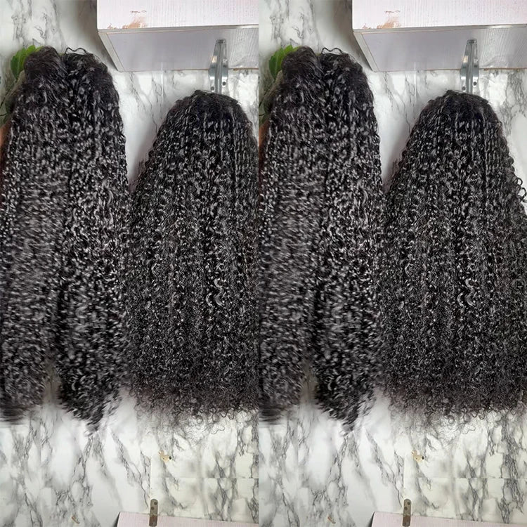 SDD Pre-Plucked Pixie Human Hair Wig Cuticle Aligned Raw Hair 13x4 13x6 5x5 4x4 Sizes Long Curly Lace Wig with Mix Color HD Lace