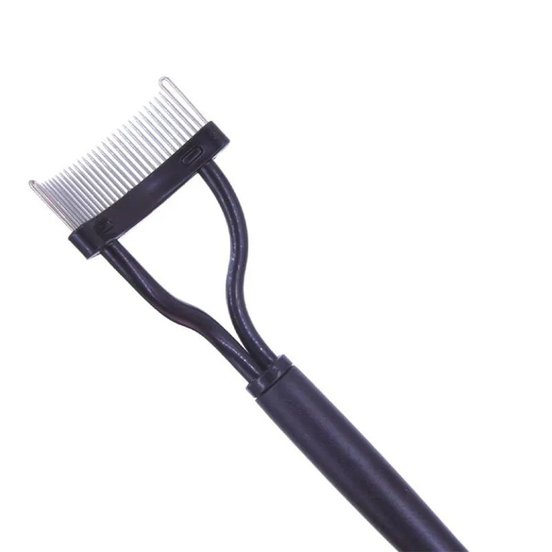 Eyelash Curler Beauty Makeup Lash Separator Foldable Metal Eyelash Brush Comb Mascara Curl Beauty Makeup Cosmetic Tool