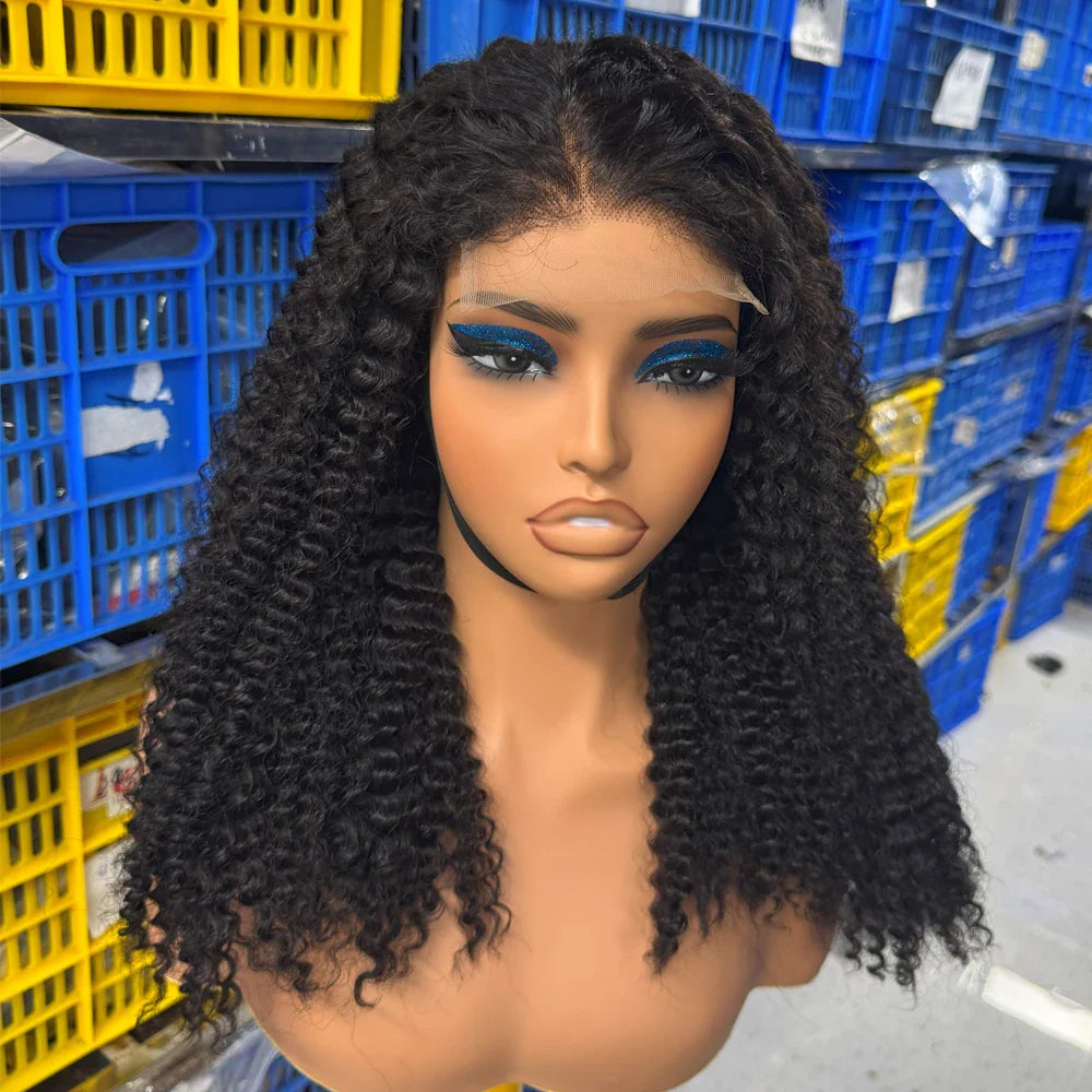 100% Virgin Human Brazilian Hair Short 4x4 Closure BOB Wig for Black Women Cheap Curly Bob Wigs Human Hair Lace Front