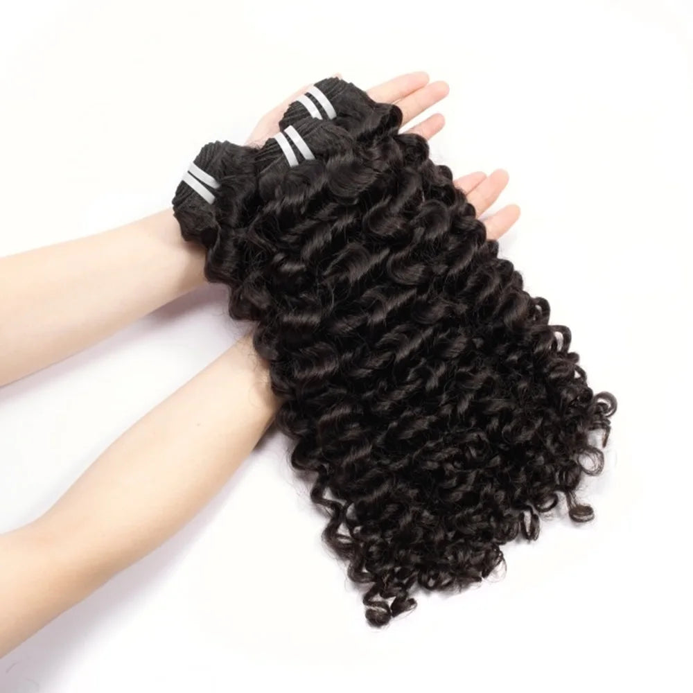 US Local Stock Unprocessed Vietnamese Raw Hair Bundle Vendors Bulk Double Drawn Weft Hot Sale Jerry Curly Human Hair Extensions