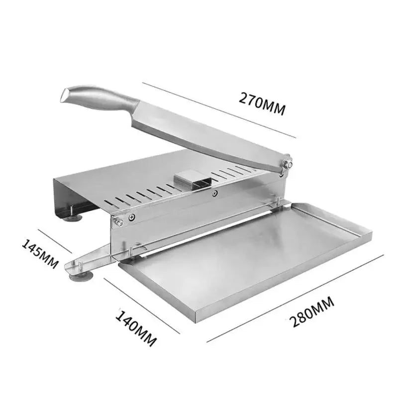 Kitchen Tools Meat Slicing Machine Stainless Steel Household Manual Thickness Adjustable Meat and Vegetables Slicer Gadget
