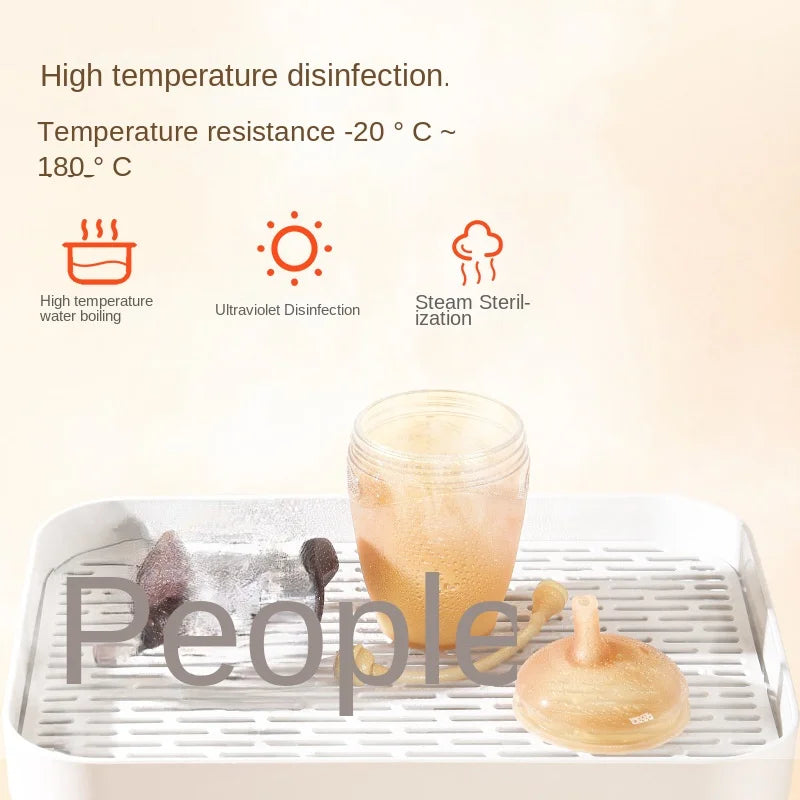 Mike Baby Full Soft Wide 72 Caliber Silicone Bottle Nipple Anti-Fall Simulation Breast Milk Feeding Bottle Made PP Material Free