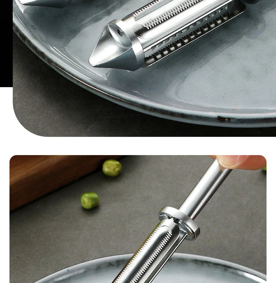Konco Fruit and Vegetable Peeler,Kitchen Accessories,Alloy Sharp Peeler Potato Carrot Grater Peeler Kitchen Gadget