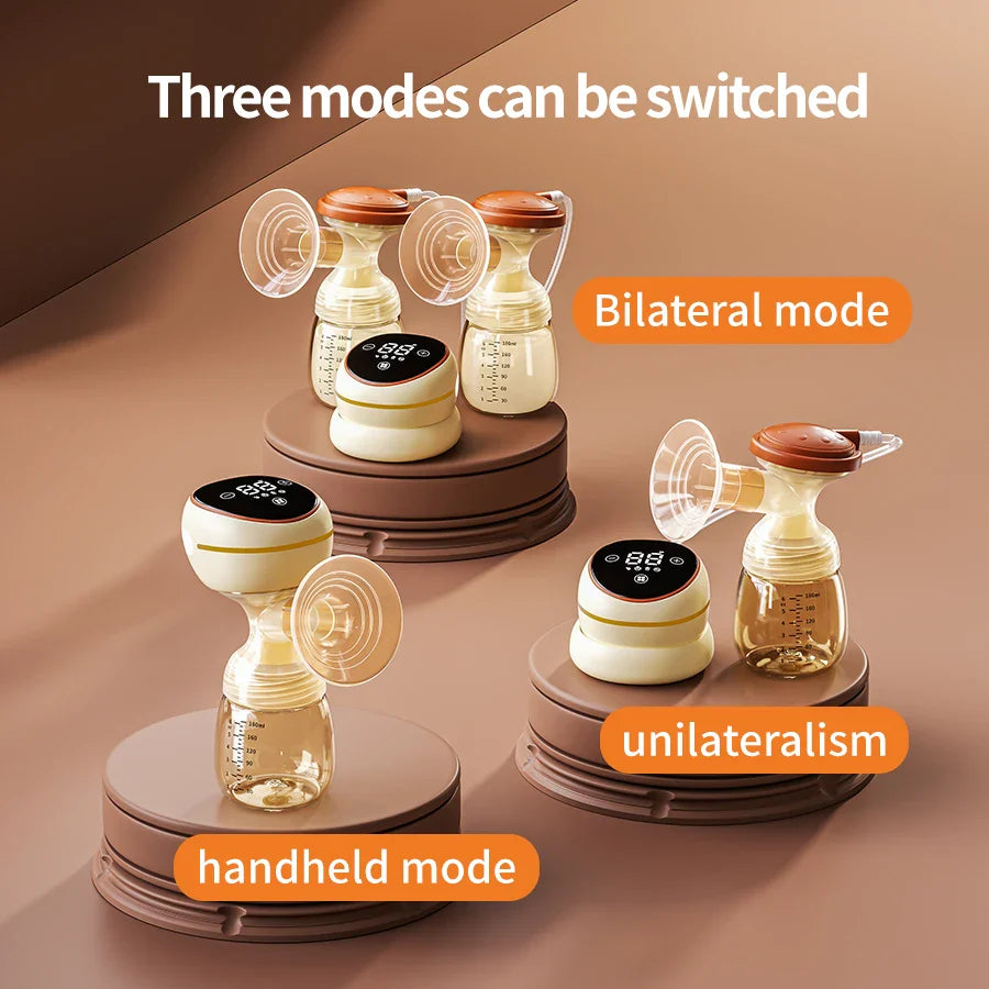 Factory New Model  Simple Operation Double Wearable Rechargeable Breast Pump Essential for Travel Portable Breast Pump Wearable