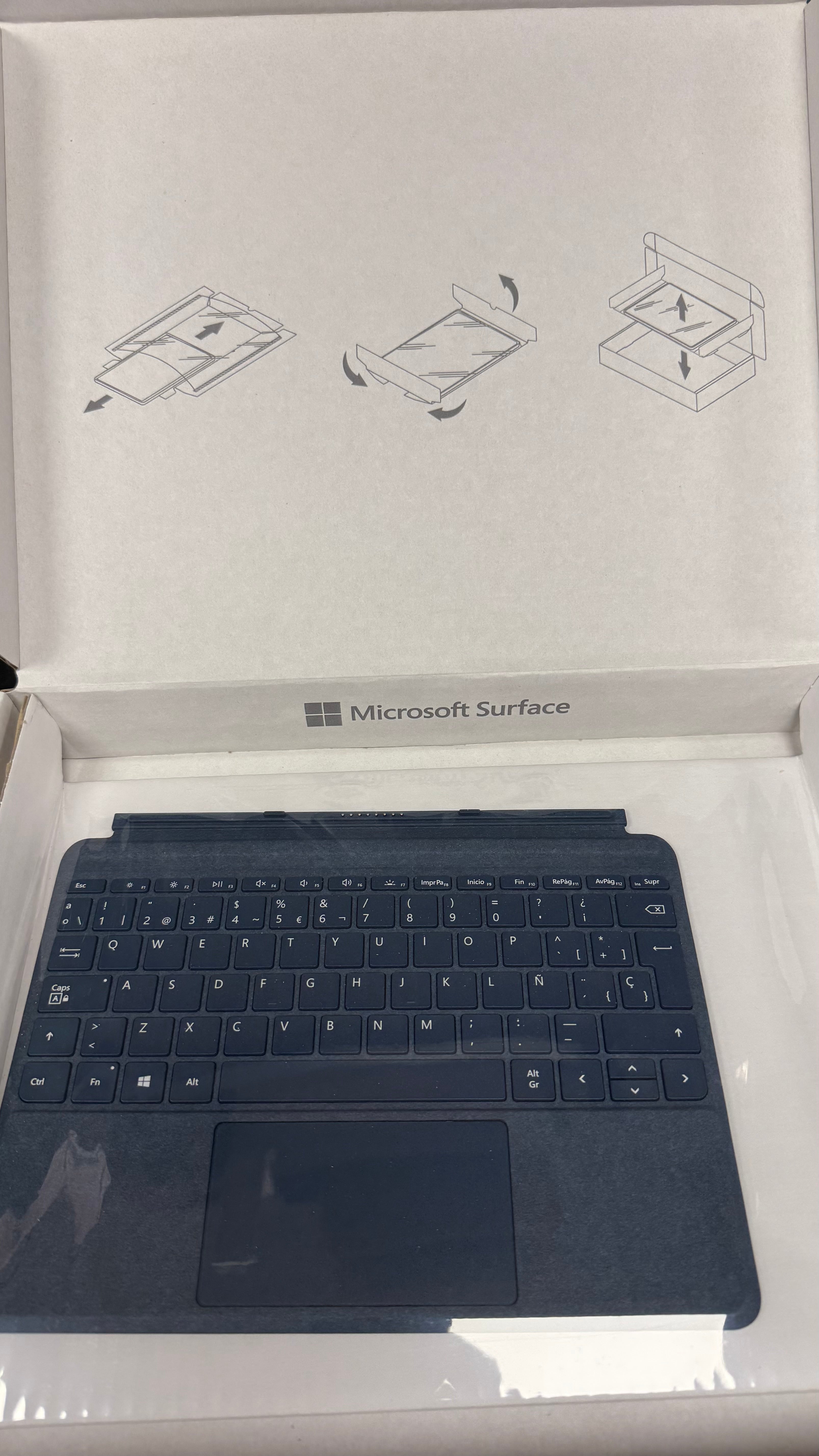 Spanish Microsoft Surface Go 1 2 3 Type Cover Keyboard With Backlight