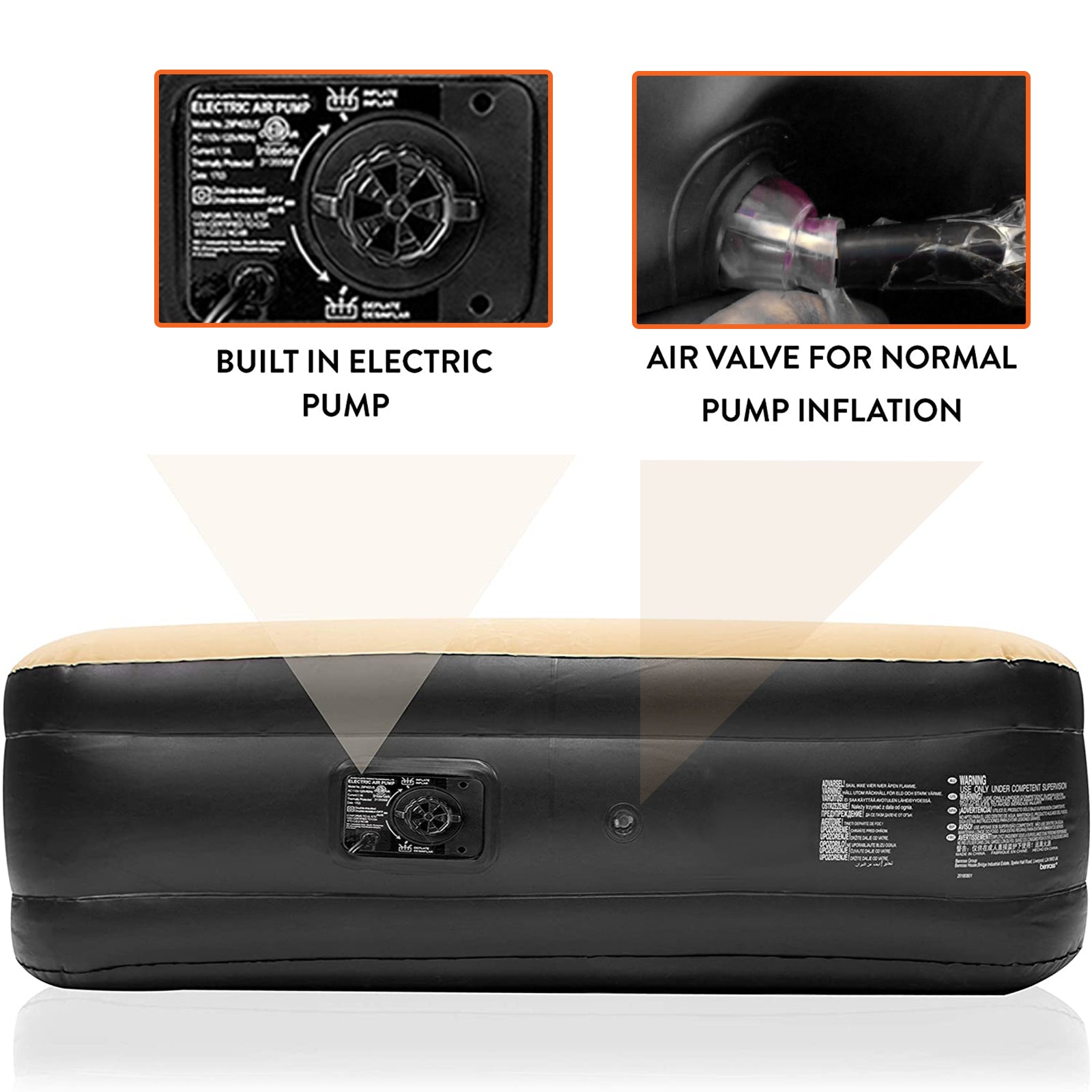 High Raised Air Bed Mattress Queen Size