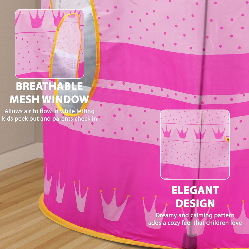Kids Wizard & Princess Castle Tent