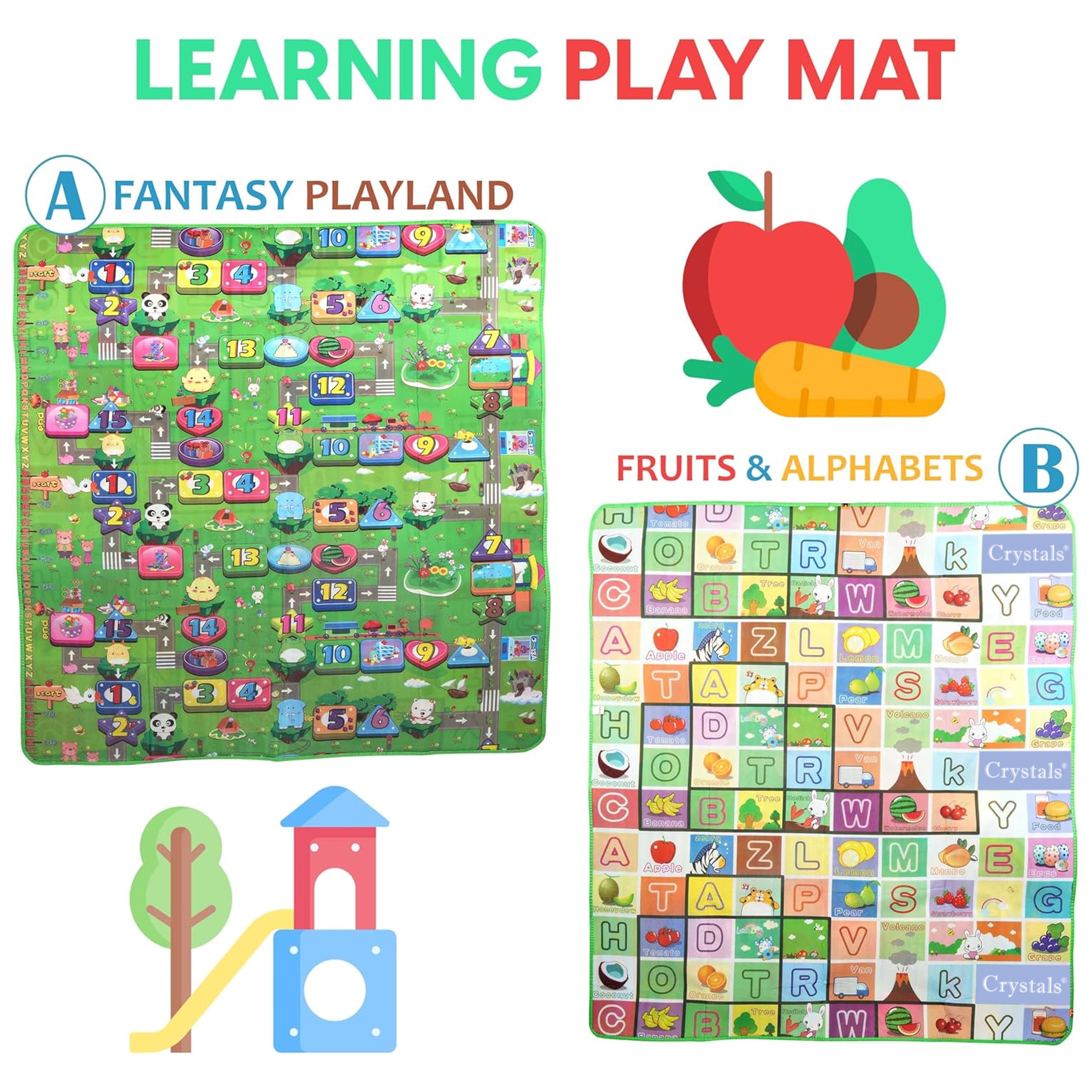 Kids Soft Foam Educational Game Play Mat