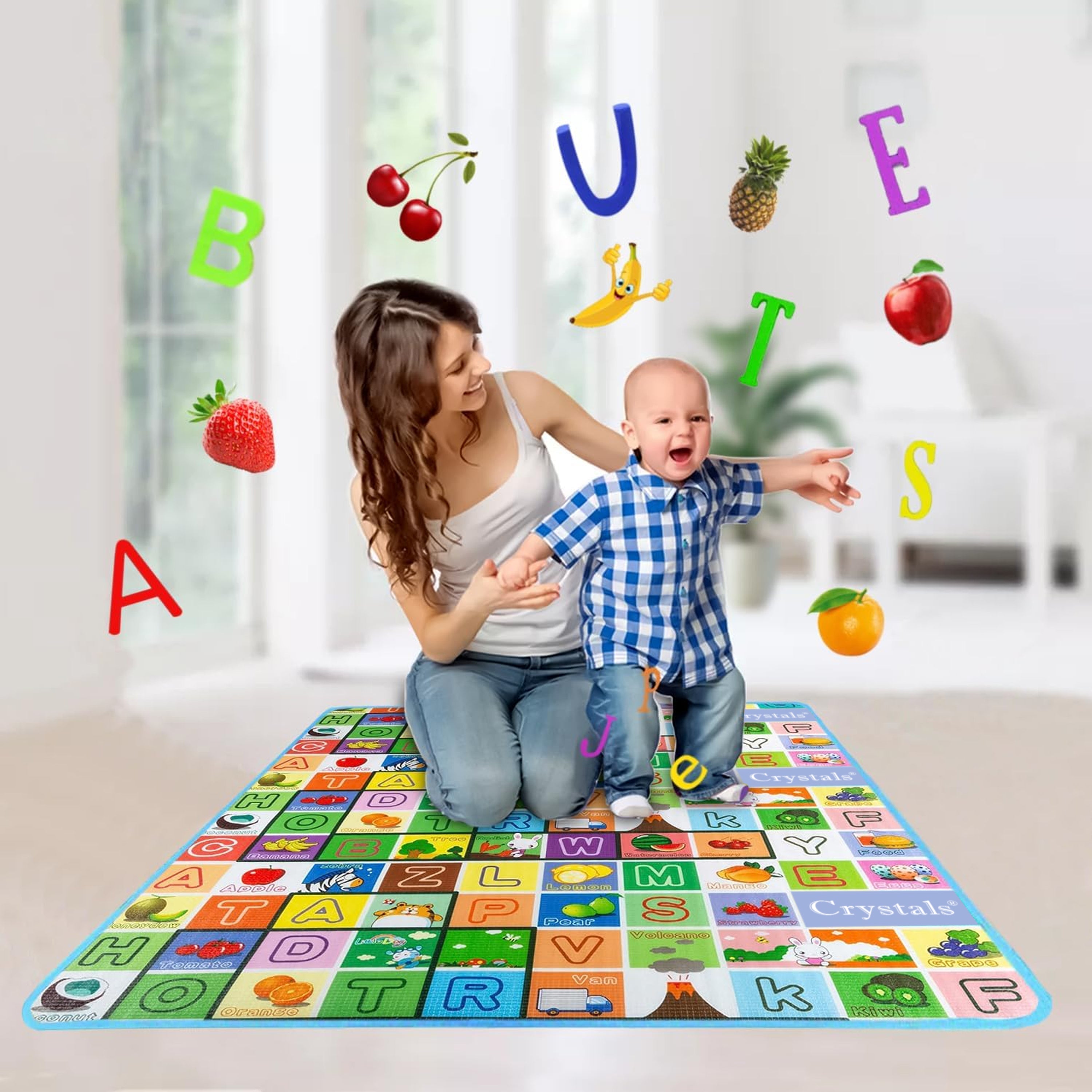 Kids Soft Foam Educational Game Play Mat