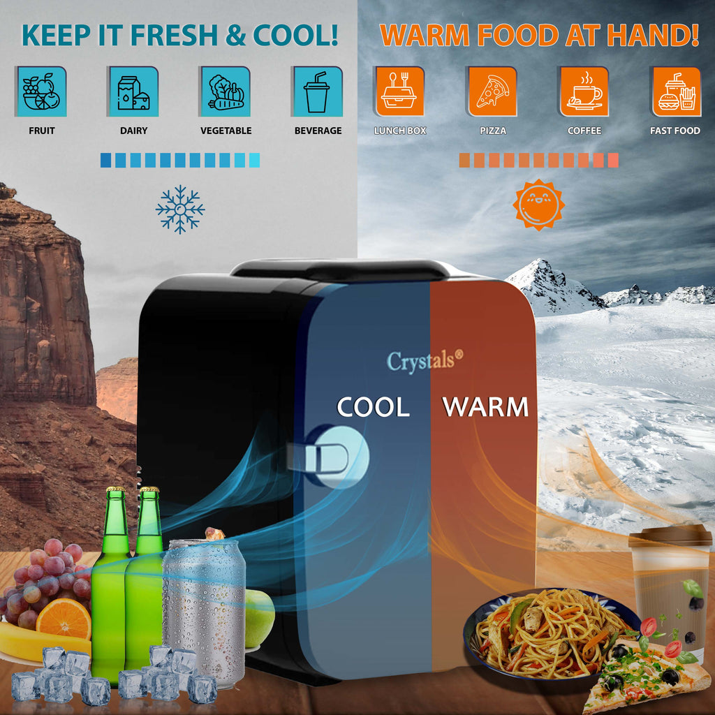 10L Compact Refrigerator Mini Electric Fridge