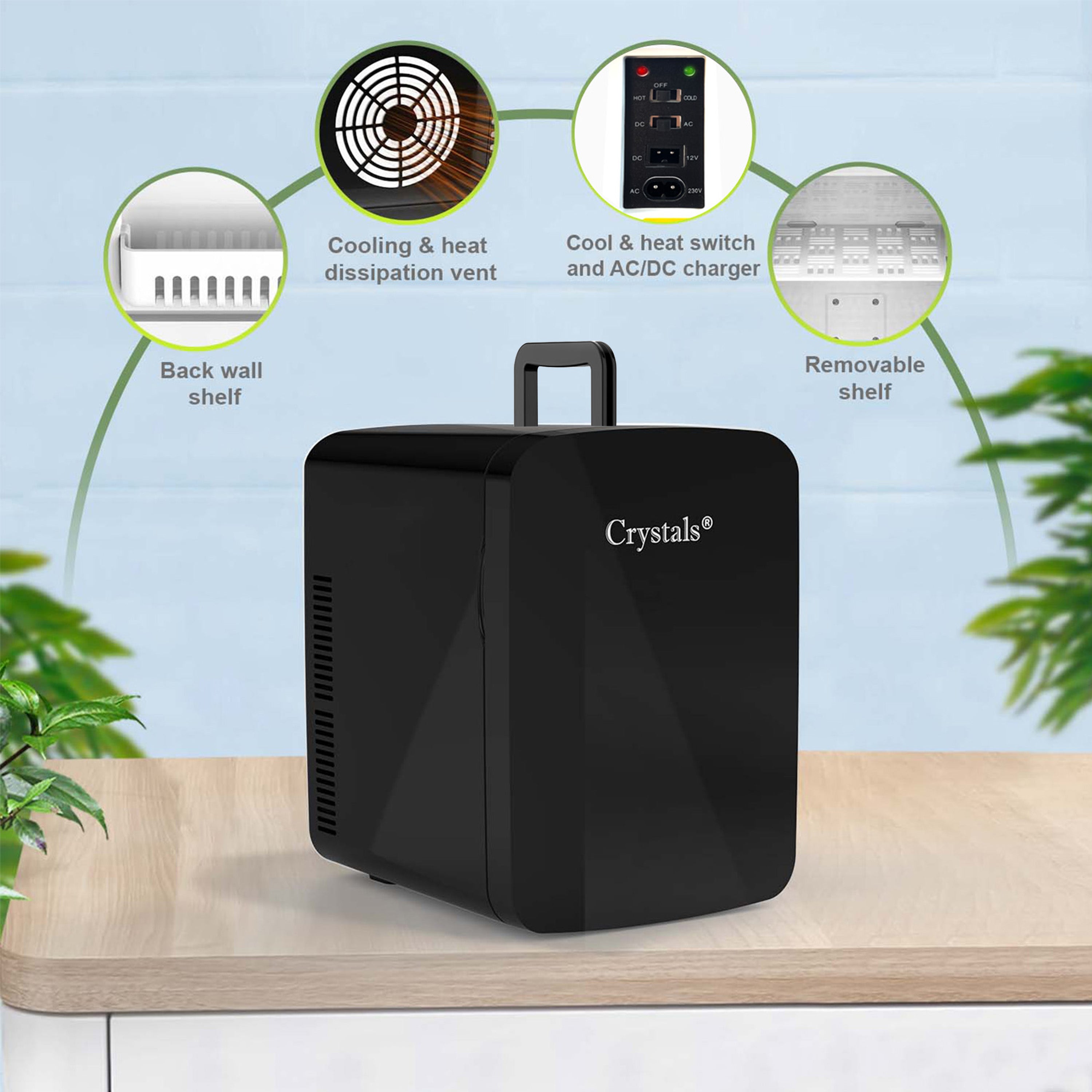 15L Compact Refrigerator Mini Electric Fridge