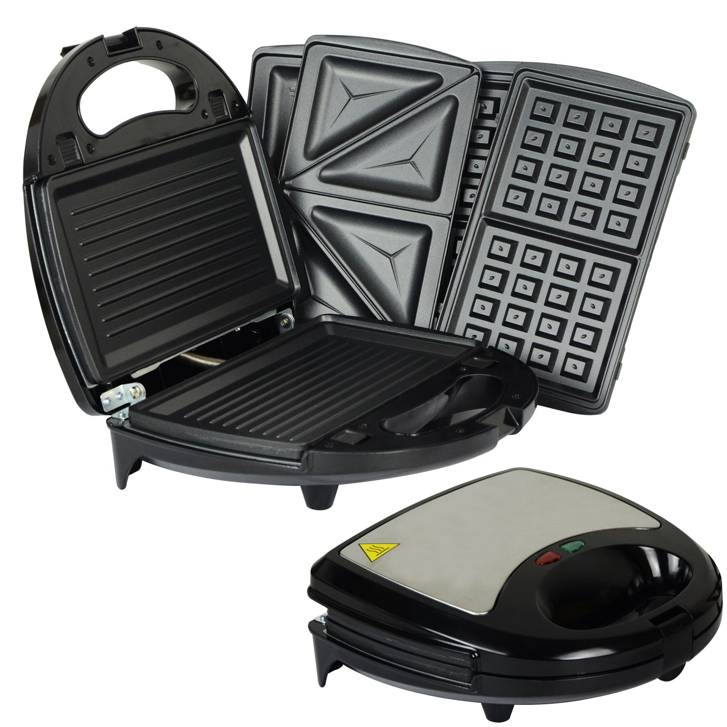 3 in 1 Waffle Maker & Sandwich Toaster