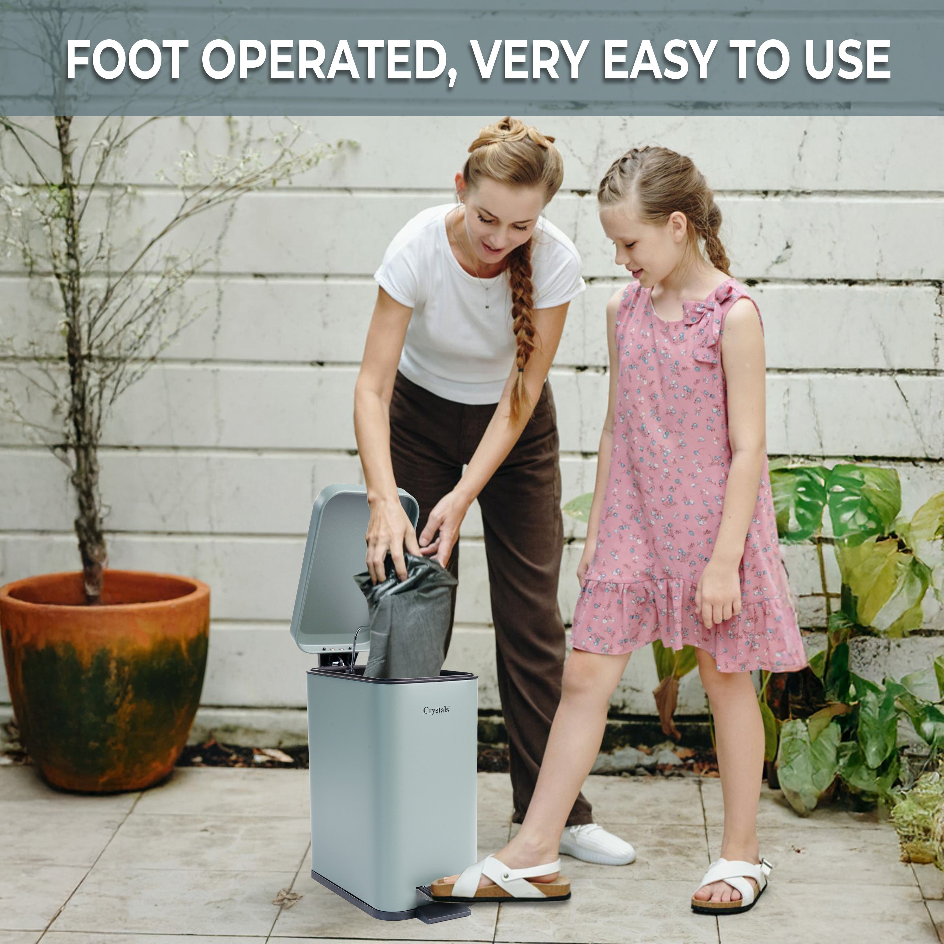 3L Soft Closed Pedal Bin