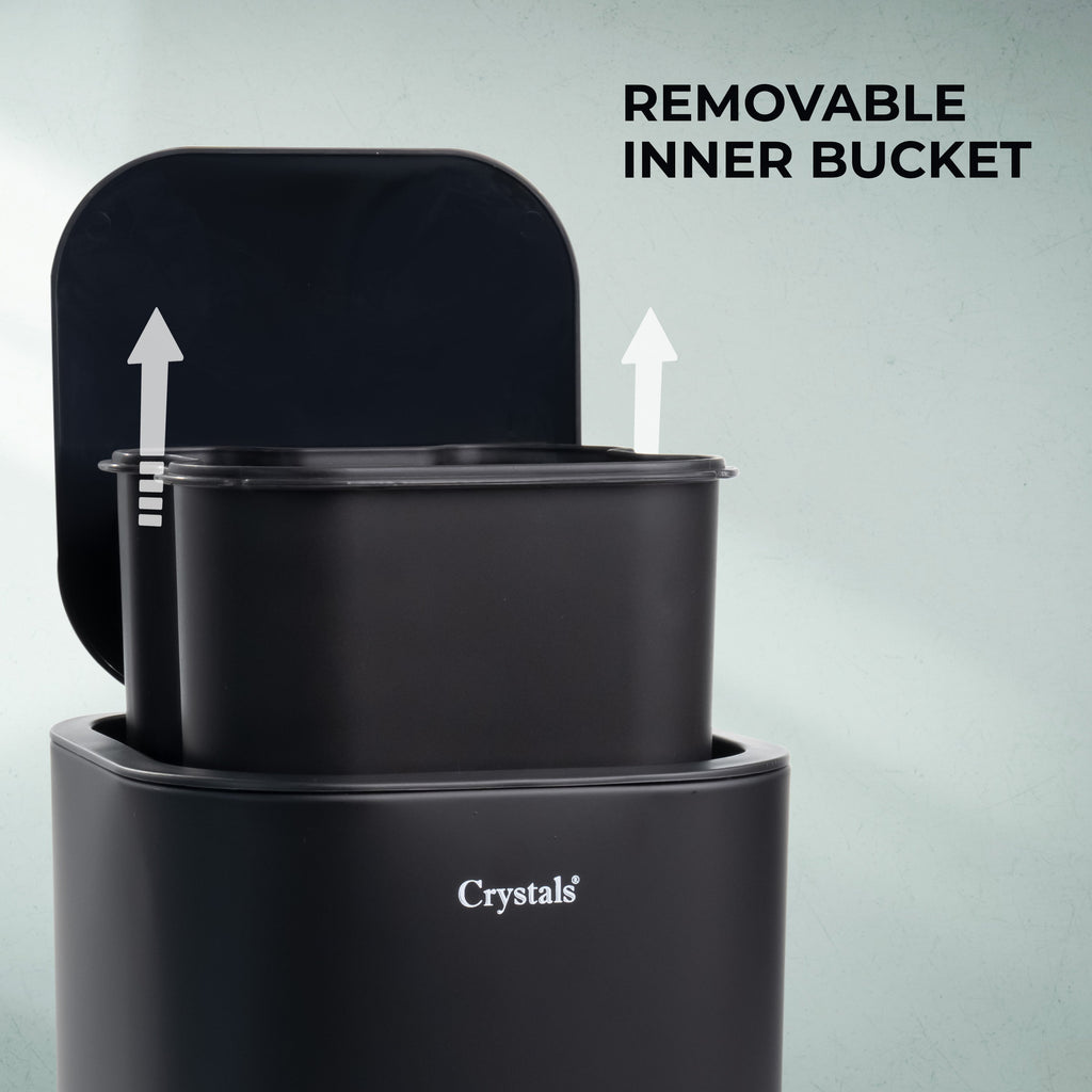 5L Soft Close Stainless Steel Pedal Bin