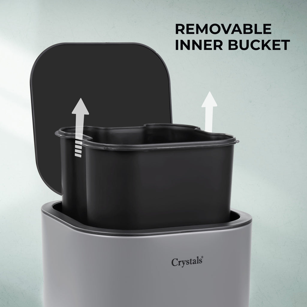 5L Soft Close Stainless Steel Pedal Bin