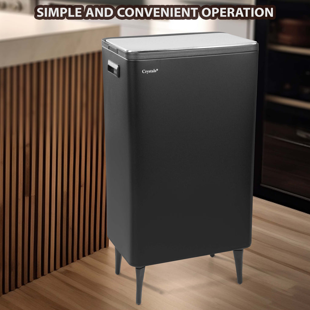 60L Dual Compartment Kitchen Bin