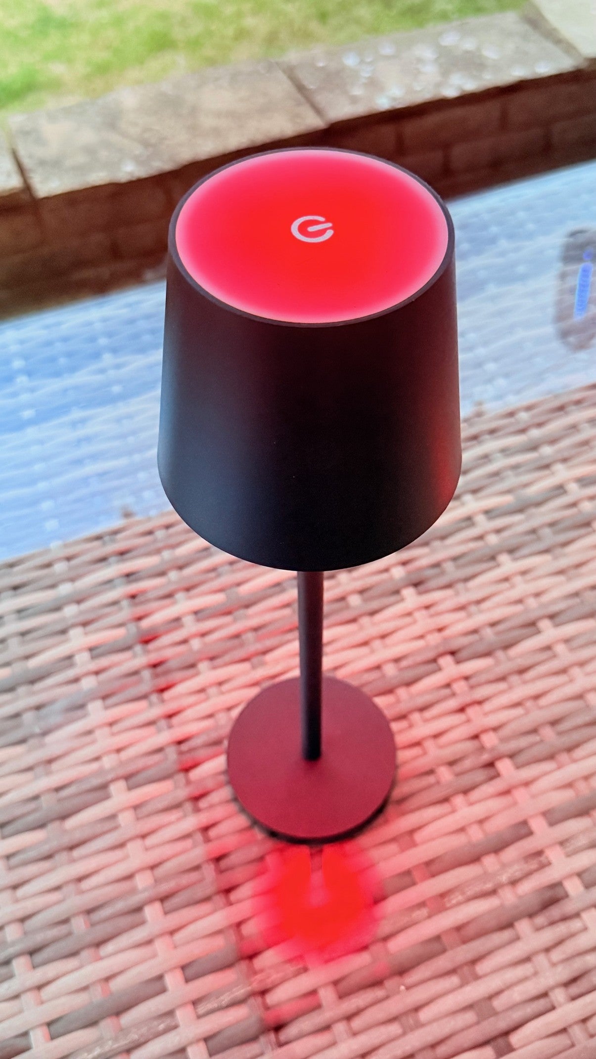 Cordless LED Table Lamp RGB Rechargeable Desk Light IP54 Touch Dimmable 2 Pack