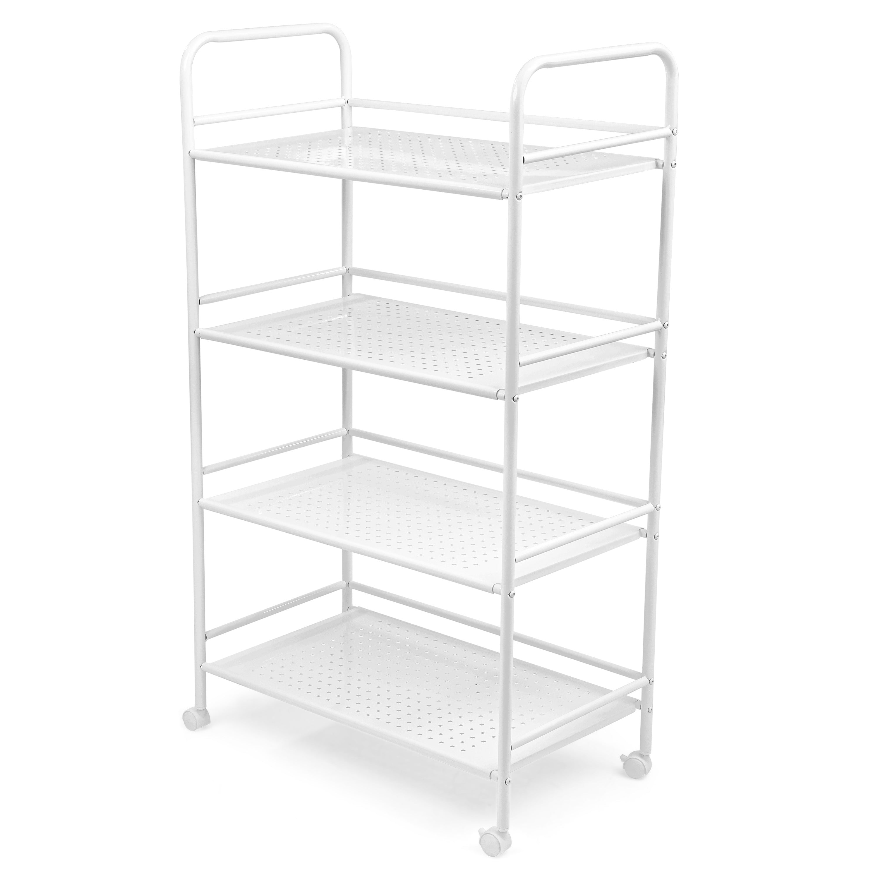 4 Tier Slim Kitchen Food Storage Trolley