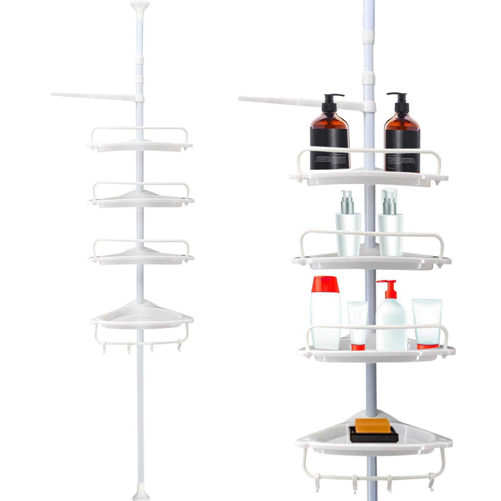 4-Tier Bathroom Storage Rack