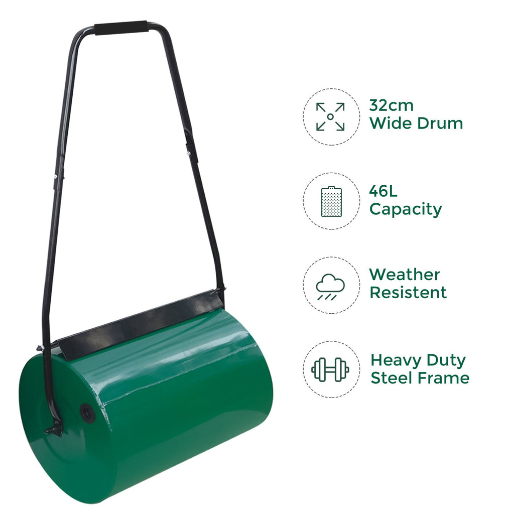 Garden Lawn Metal Aerator Roller