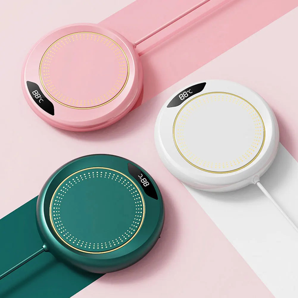 Mini Portable 55 degree USB Cup Warmer Coffee Mug Heating Coaster Smart Thermostatic Hot Plate Milk Tea Water Heating Pad Heater