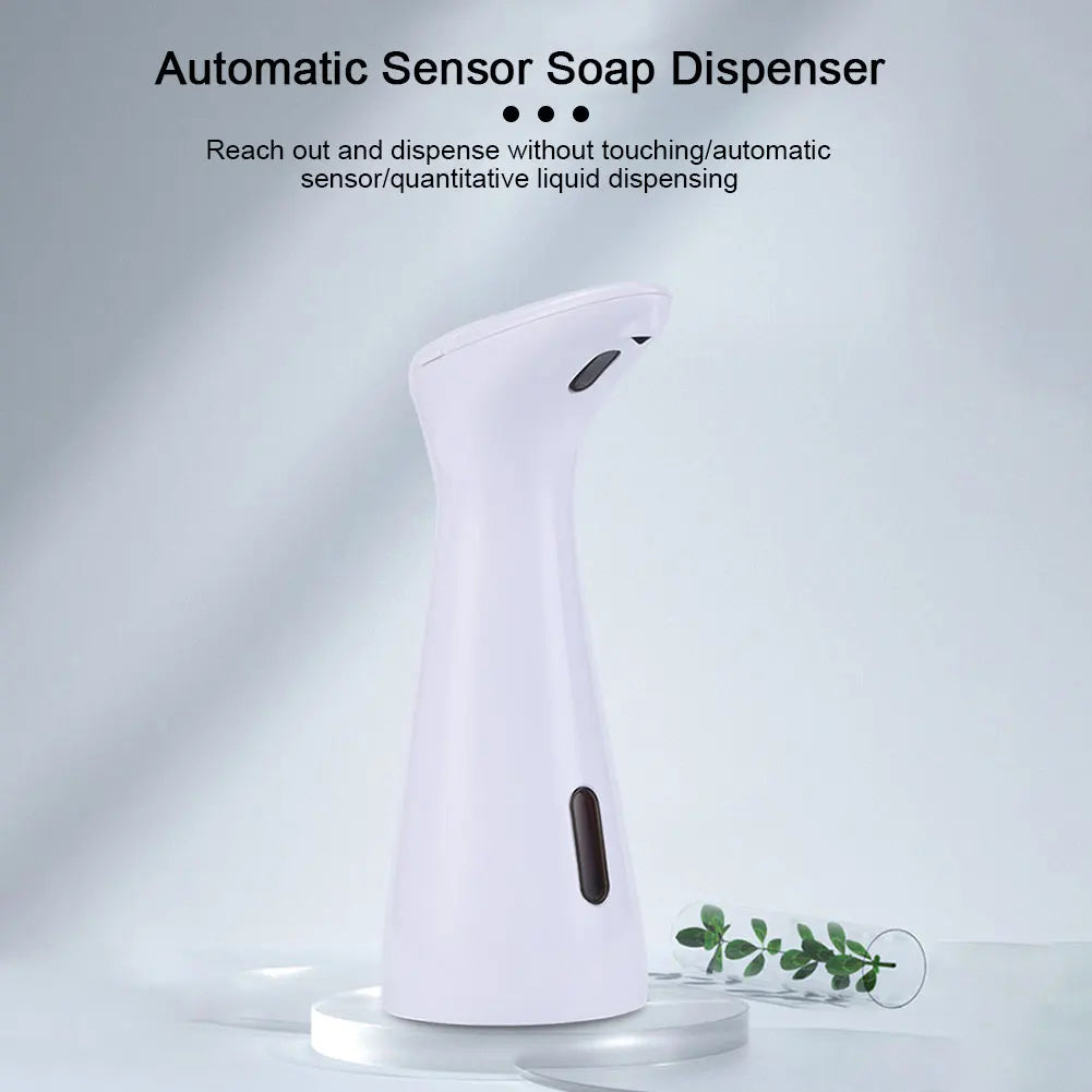 Automatic Soap Dispenser Battery Operated 400ML Hand Sanitizer Dispenser Touchless PX6 Waterproof for Kitchen Bathroom Washroom