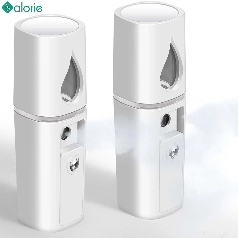 Nano Facial Steamer Mist Spray Eyelash Extensions Cleaning Pores Water Moisturizing Hydrating Face Cute Mini Handheld Sprayer