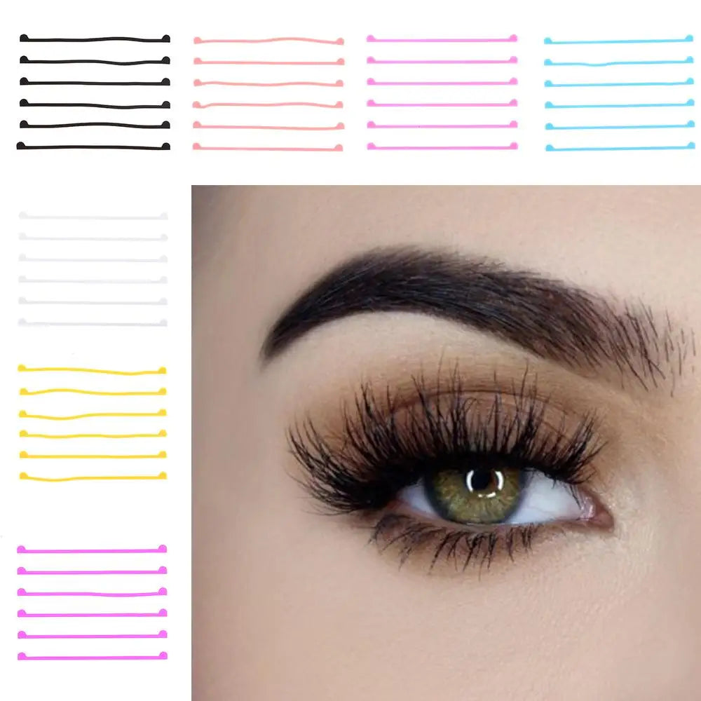 3Pairs Silicone Eyelash Perm Pads Reusable Lash Lift Perm Eye Pads False Eye Lash Curler Patches Eyelashes Lifting Applicator