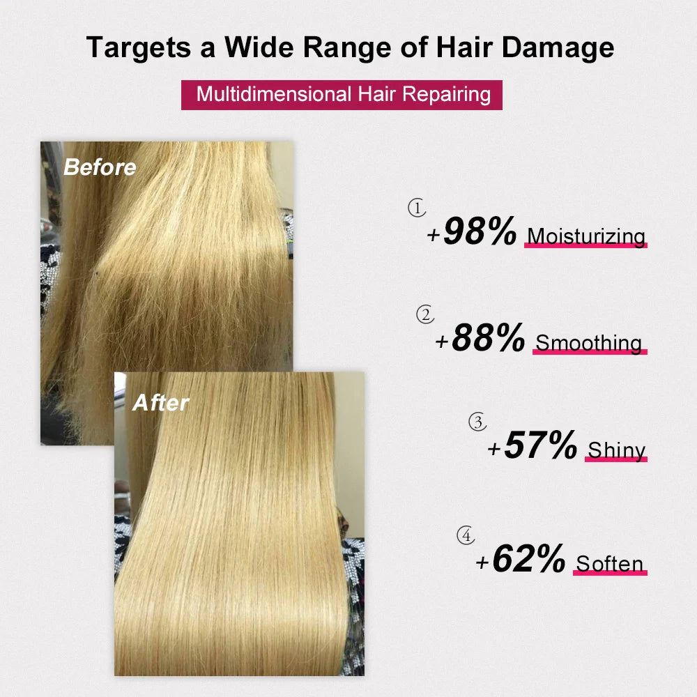 PURC Coconut Oil Hair Mask Repairs damage restore soft good orall hair types keratin Hair & Scalp Treatment for hair care 50ml