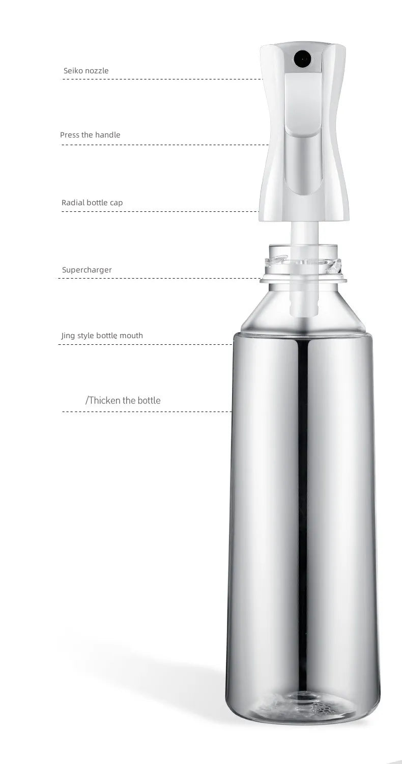 200ml Hair Spray Bottle Applicator Bottles Ultra Fine Continuous Garden Water Sprayer for Hairstyling/Cleaning/Plants/Misting