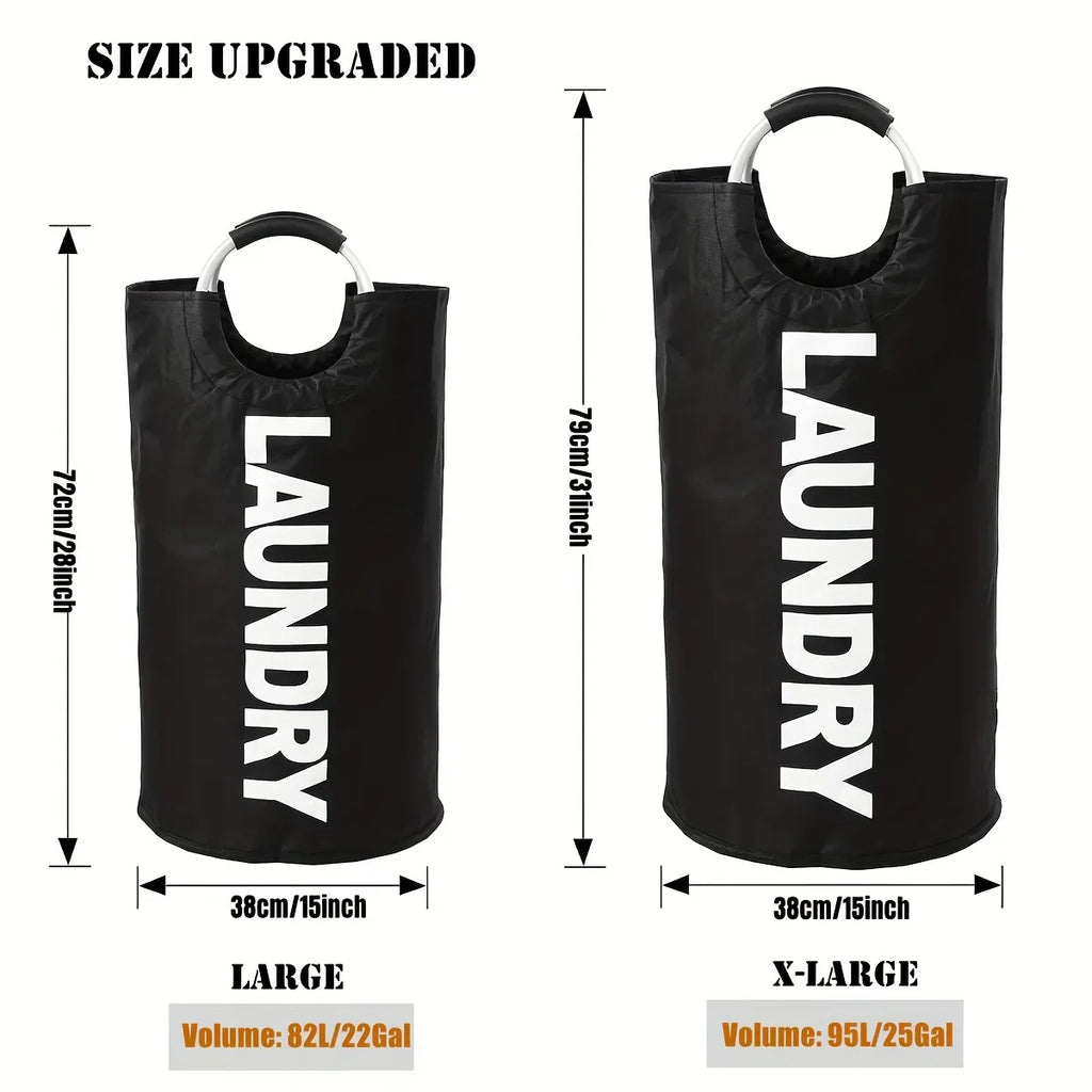 Large Laundry Hamper 115L Collapsible Laundry Bag with Comfortable Handle Folding Laundry Basket Dirty Clothes Storage Bin