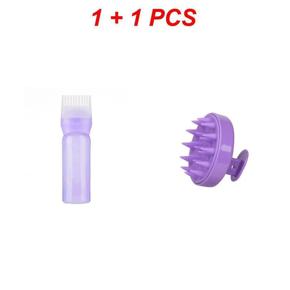 Hair Roots Massage Medicine Comb Hair For Hair Growth Serum Oil Nourish 5/3/2/1pc Portable Scalp Applicator Liquid Comb