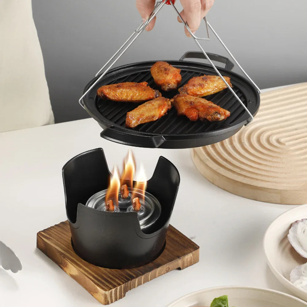 Japanese One Person Cooking Oven Detachable Japanese Alcohol Stove Portable Mini Barbecue Stove Japanese Smokeless Alcohol Stove