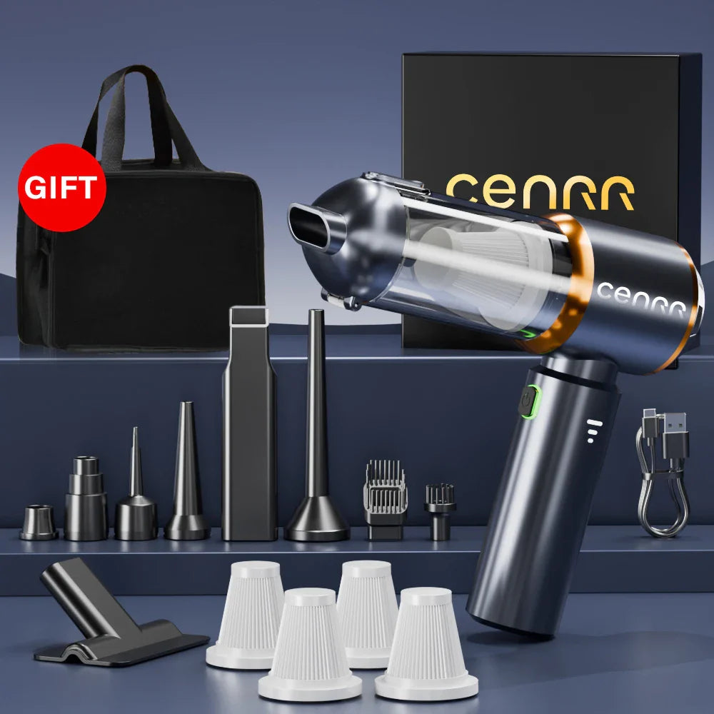 CENRR 2025 NEW Car Vacuum Cleaner  Powerful Mini 998000PA Portable Vacuum Cleaner for Home Appliance Handheld Blower Car Cleaner