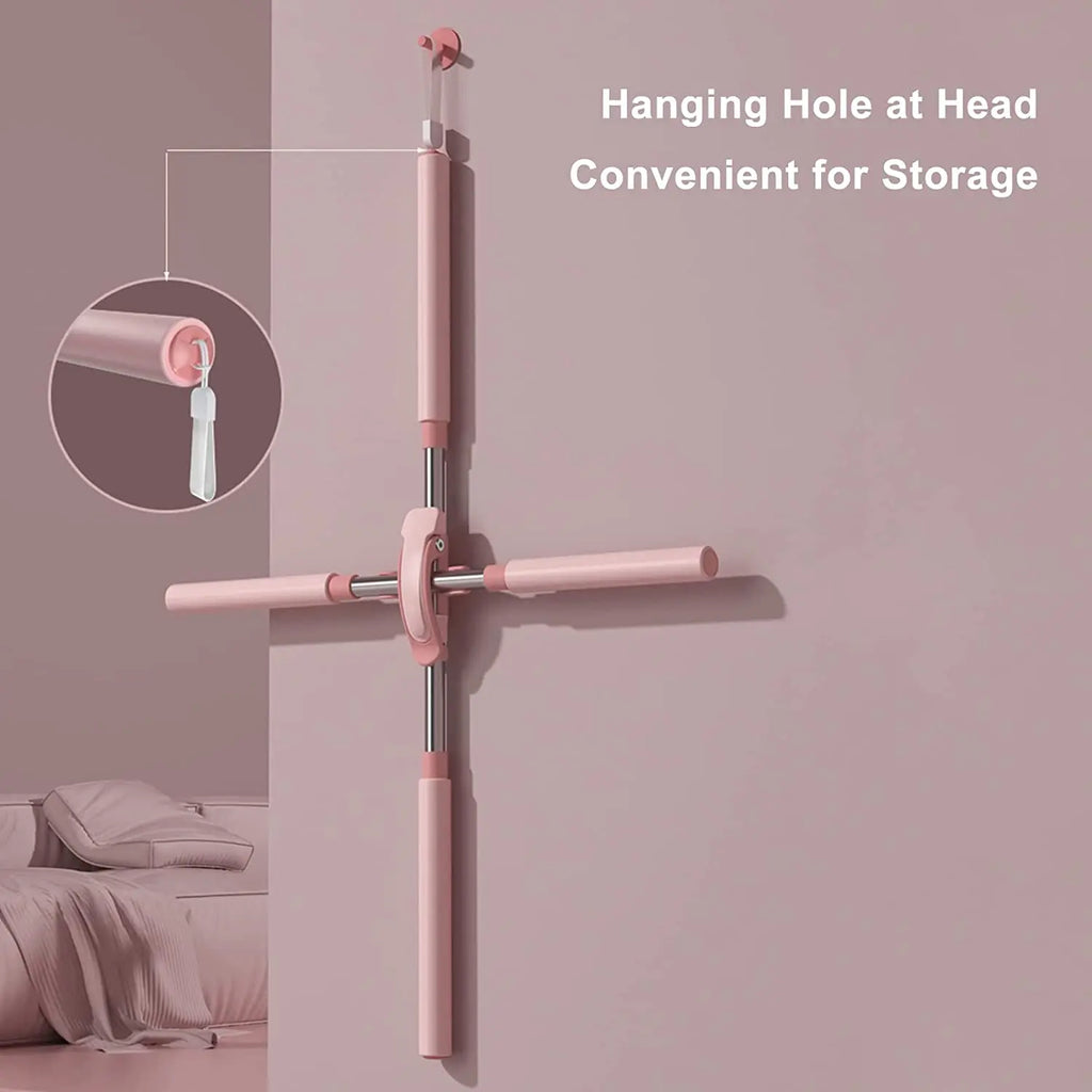 Yoga Hunchback Corrector Adjustable Stainless Steel Body Stick Cross Open Back Standing Training Stick Gym Home Sports Equipment