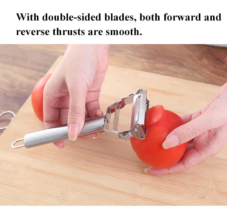Multifunctional Stainless Steel  Kitchen Peeler Fruit Vegetable Potato Carrot Cucumber Grater Julienne Durable Vegetable Slicer