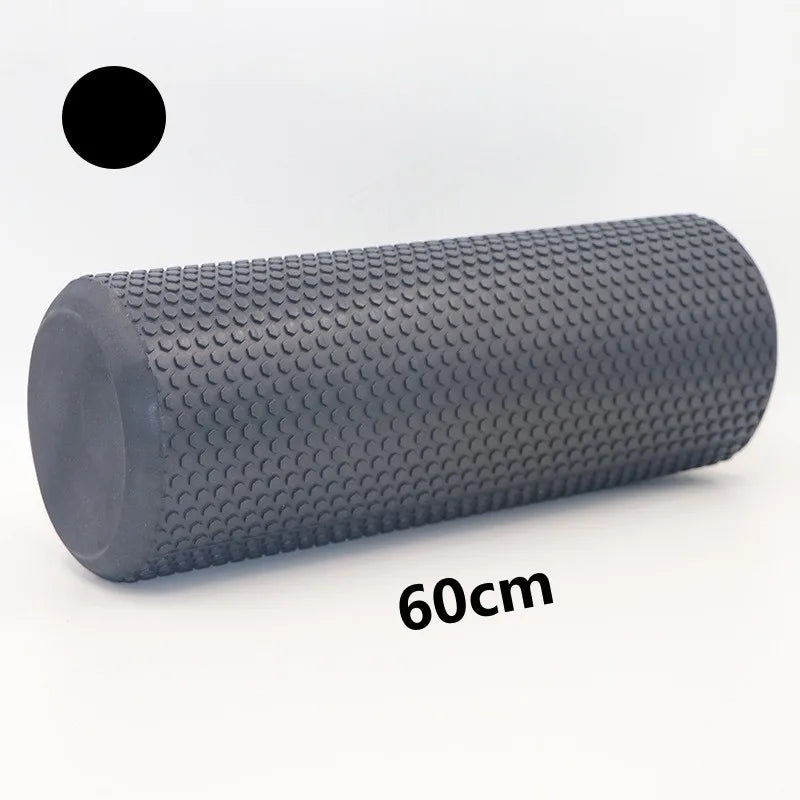 45/60CM Yoga Foam Roller High density EVA Muscle Leg Shoulder Roller Massage Tool Fitness Yoga column balance Stick Equipment