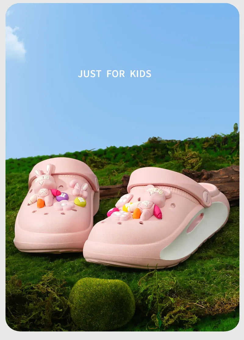 Casual Cute Non Slip Clogs For Girls, Breathable Lightweight Garden Clog Shoes For Indoor Outdoor Shower Beach Pool