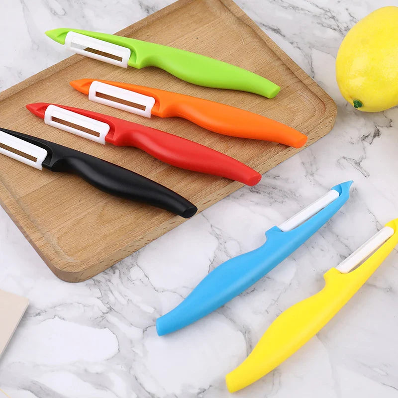 Kitchen Slicer Melon Gadgets Zirconia Ceramics Fruit Peeler Pruner Radish Potato Cutter Kitchen Tools Vegetable Peeler Knife