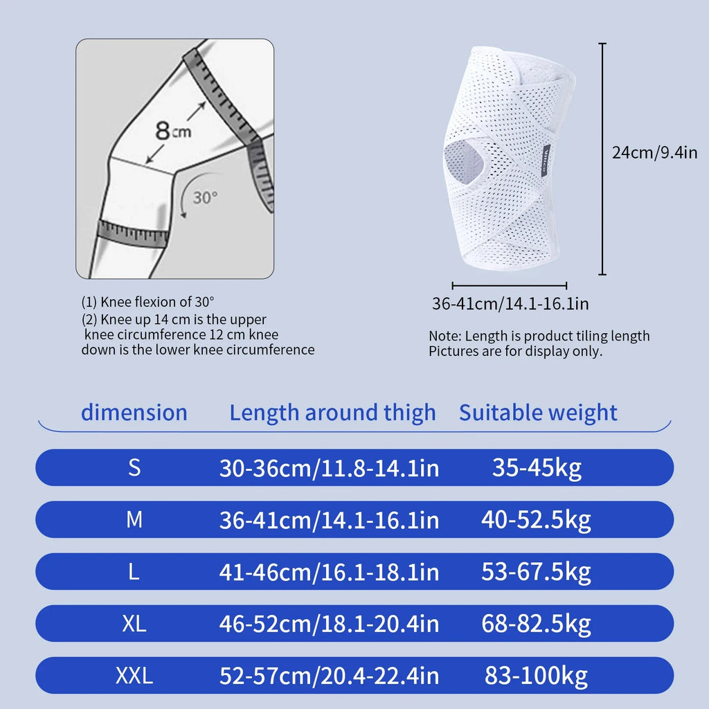 Outdoor Sports Knee Pads Summer Thin Men's and Women's Basketball, Running, Hiking and Other Daily Sports Knee Covers