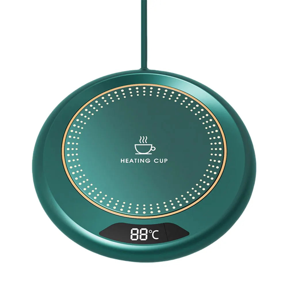 Mini Portable 55 degree USB Cup Warmer Coffee Mug Heating Coaster Smart Thermostatic Hot Plate Milk Tea Water Heating Pad Heater
