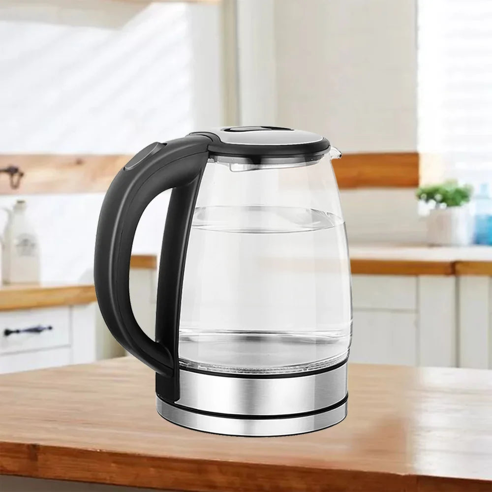 1.8L Electric Kettle 1500-1800W Glass Tea Kettle Water Boiler 220V Auto Shut-Off Electric Kettle Home Kitchen Appliances