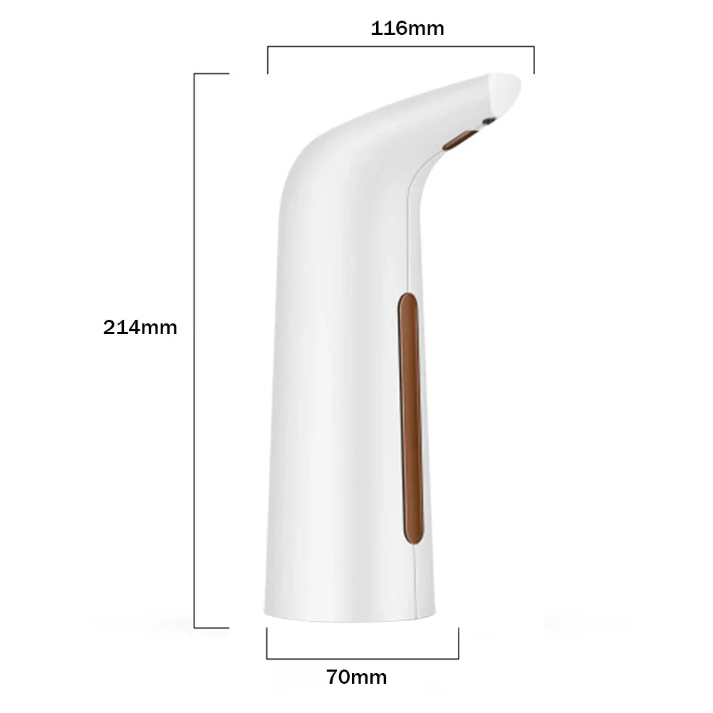 Automatic Soap Dispenser Battery Operated 400ML Hand Sanitizer Dispenser Touchless PX6 Waterproof for Kitchen Bathroom Washroom