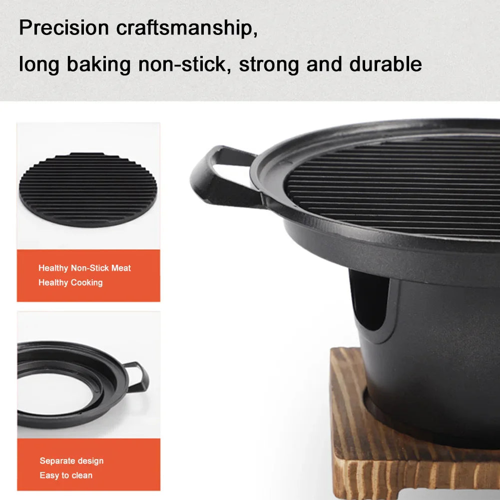 Japanese One Person Cooking Oven Detachable Japanese Alcohol Stove Portable Mini Barbecue Stove Japanese Smokeless Alcohol Stove