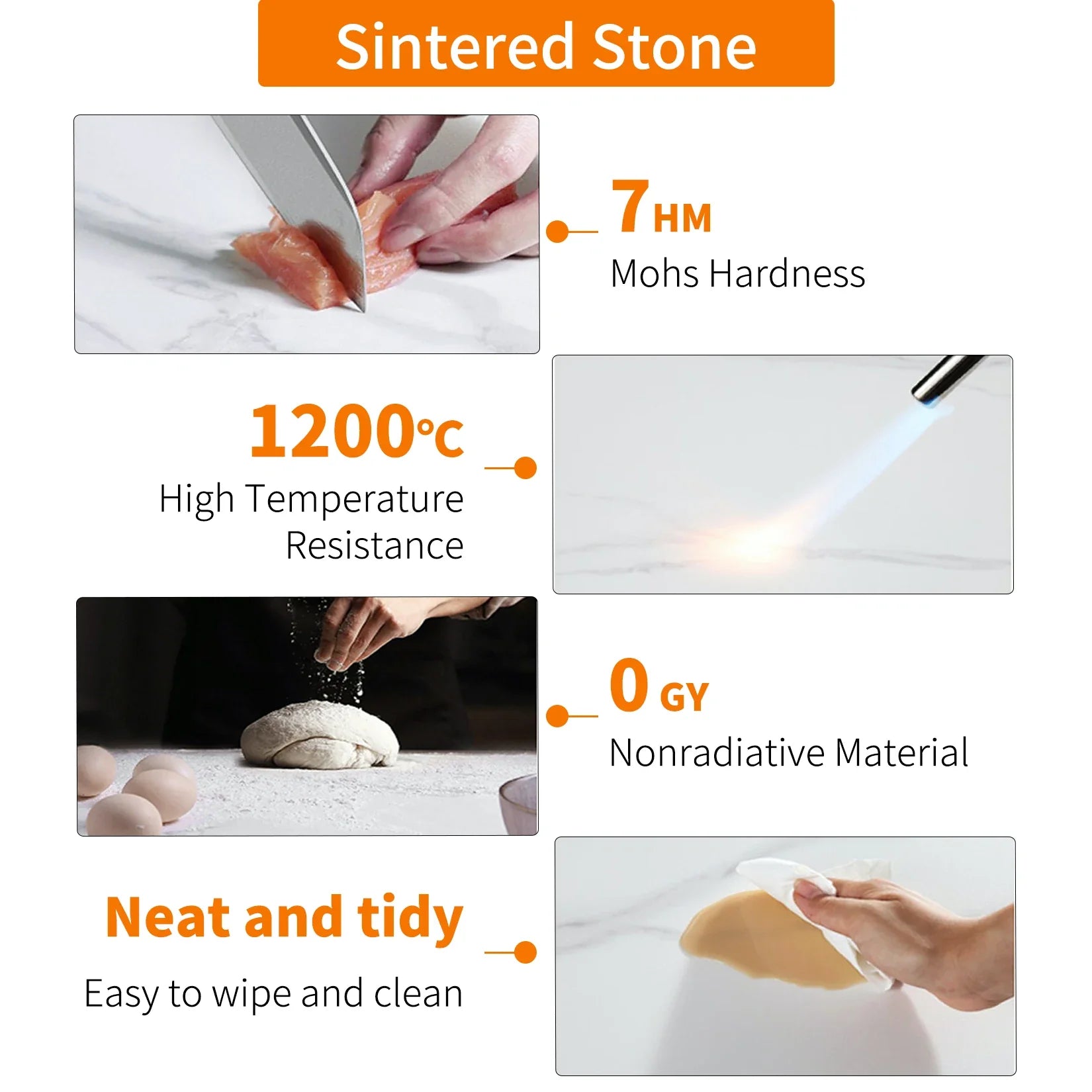 Marble Effect Coffee Table, Large Sofa Side End Table, Golden Metal Frame, 2 Tier, Home Living Room Furniture