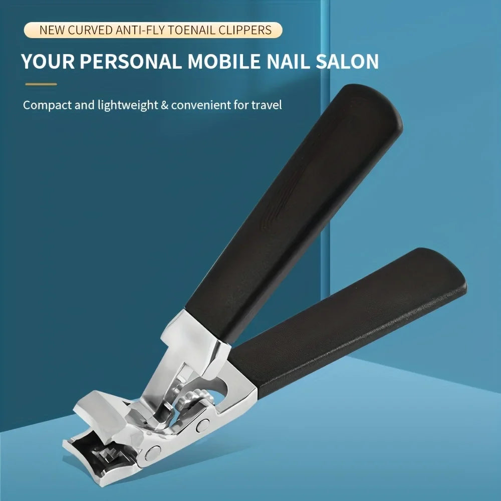 [Practical Nail Clippers]4pcs Thick Nail and Toe Nail Clippers for the Elderly - Extra Large Wide Mouth Opening Nail Clipper Set