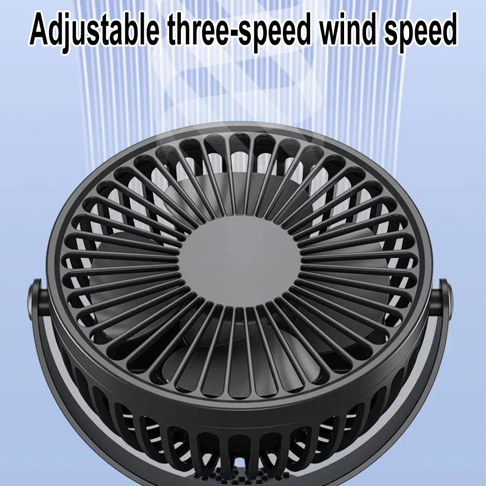Clip On Fan USB Rechargeable Mini Coog Desk Baby Stroller Portable Handheld